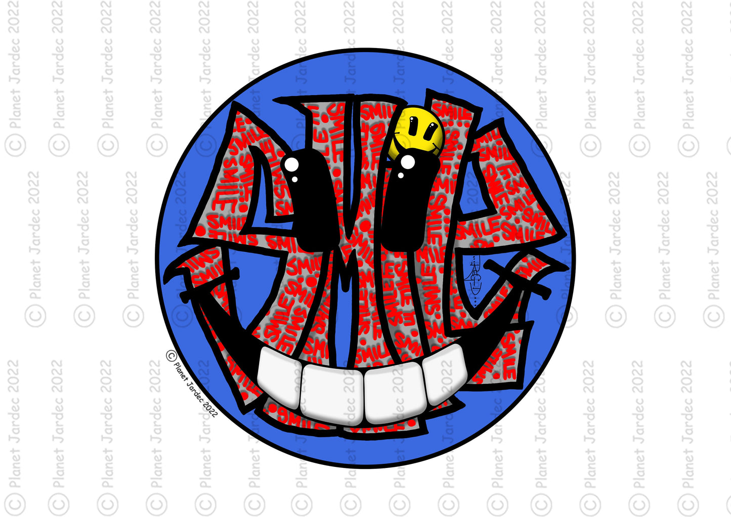 "Blue Smile", by artist RegD