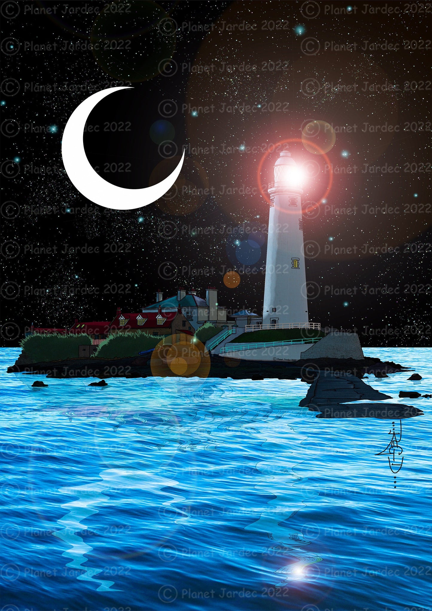 Coast "St Marys Nighthouse" artist RegD