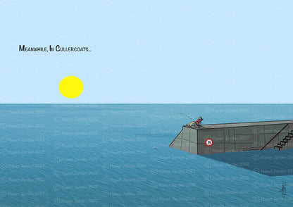 Coast "Cullercoats Lazy Pier", by artist RegD